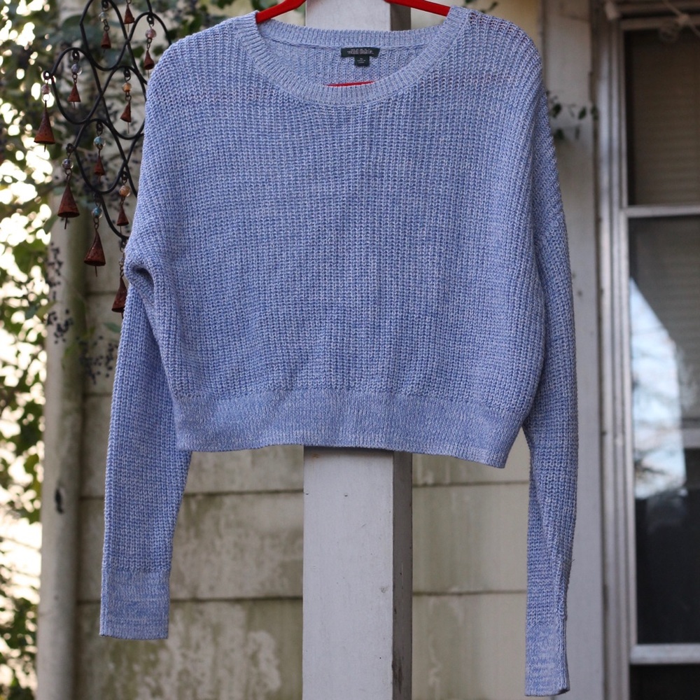 Cropped Lightweight Sweater